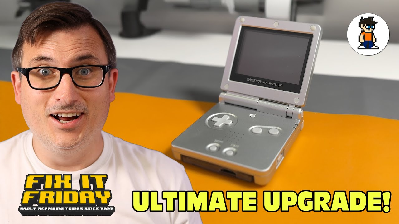 Game Boy Advance SP - Hispeedido IPS LED Screen and Case Upgrade - Full Guide