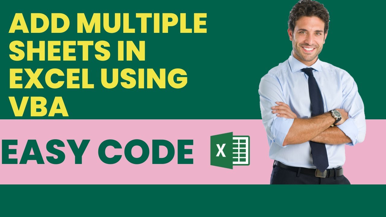 Add Multiple sheets in Excel using VBA Automatically | Macro | Add sheet | New Sheet |Advanced Excel