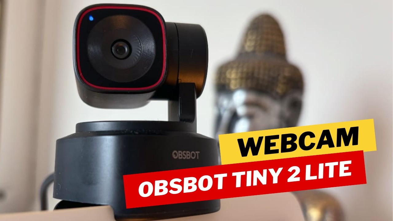 OBSBOT Tiny 2 Lite: A Melhor Webcam para Lives! (vs. Logitech C920s)