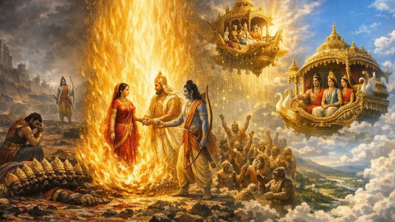 06 Yudhakanda Episode 040 The Ordeal of Sita and the Revelation of Rama’s Divinity