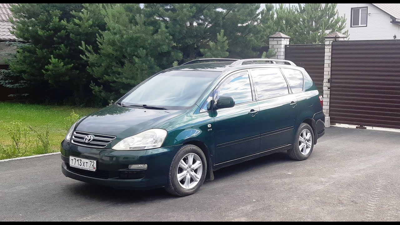 обзор Тойота Авенсис Версо ) ipsum .2004 . 1AZ-FE .бензин .автомат.(2020)