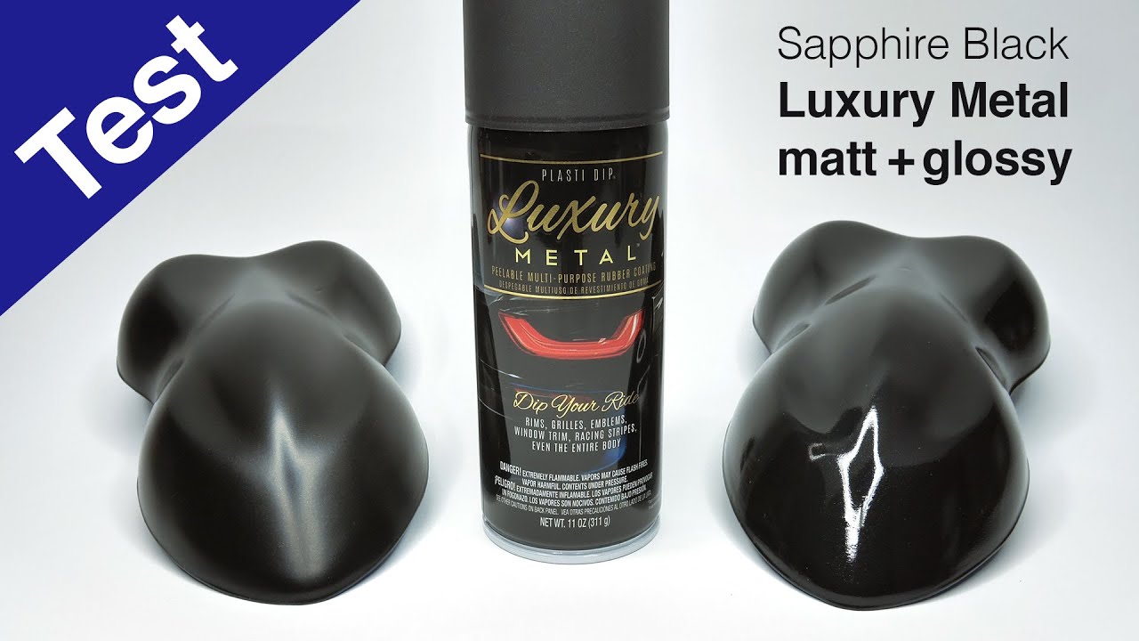 PlastiDip Sapphire Black Luxury Metal -  Sprühfolie im Test