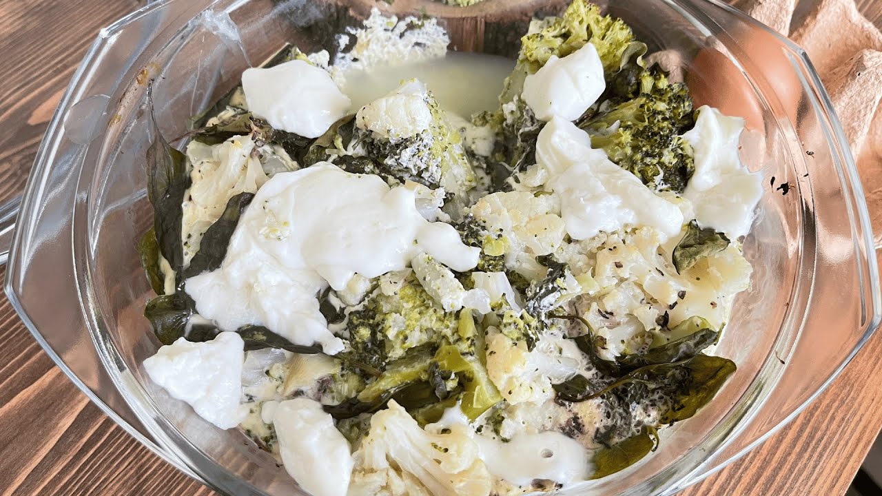 Осенью следует есть больше овощей!Невероятно вкусный способ приготовления брокколи и цветной капусты