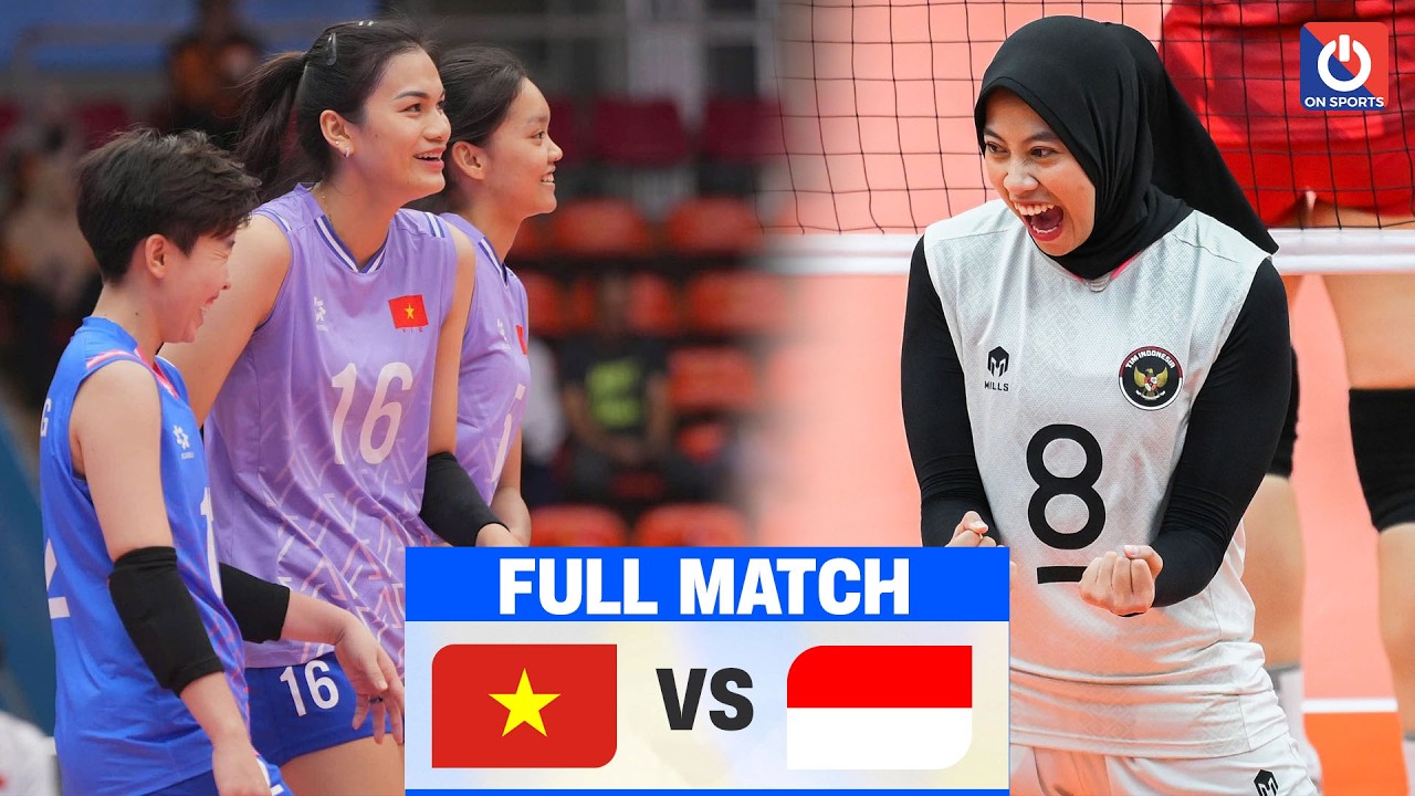 FULL HD | VIỆT NAM vs INDONESIA | Như Quỳnh - Ánh Thảo thăng hoa Megawati bất lực