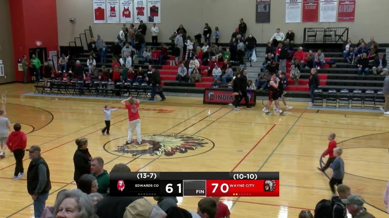 Wayne City vs Edwards County Boys Highschool Basketball