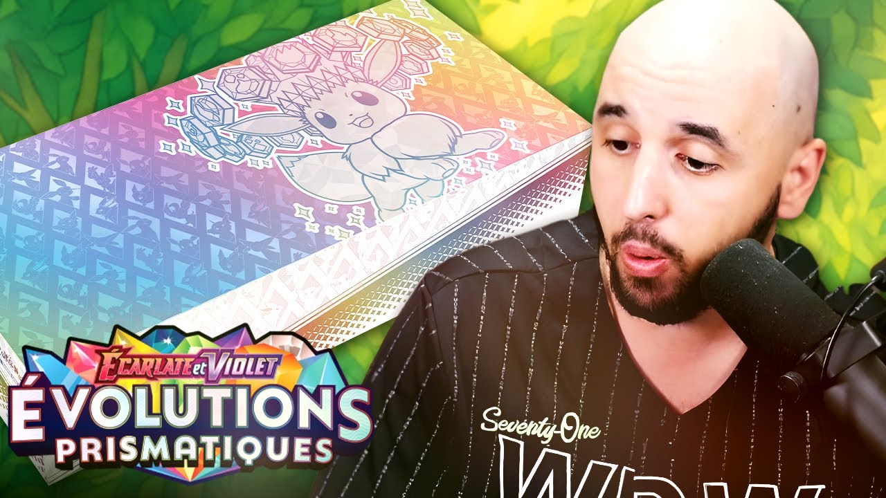 J'OUVRE LE COFFRET SUPER PREMIUM &Eacute;VOLUTIONS PRISMATIQUES - Jiji LaFarce Pok&eacute;mon #111