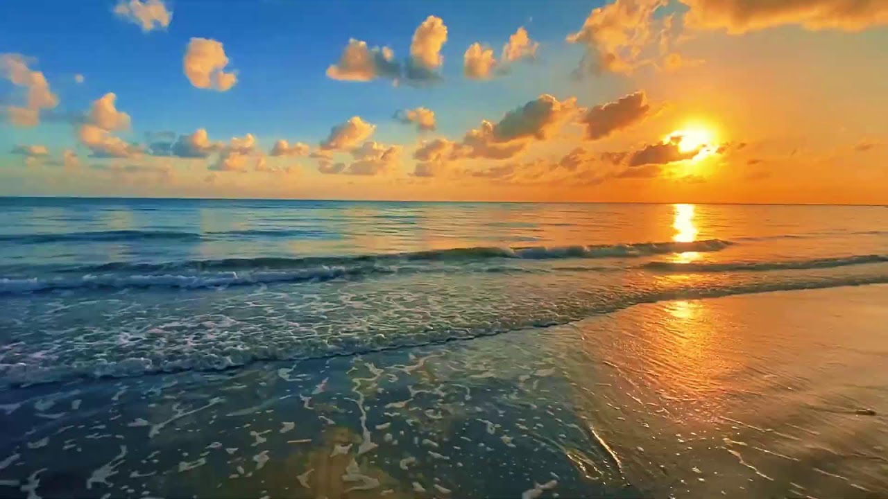 4K Ocean Waves ASMR 🌊 Relaxing Beach Sounds for Deep Sleep & Meditation