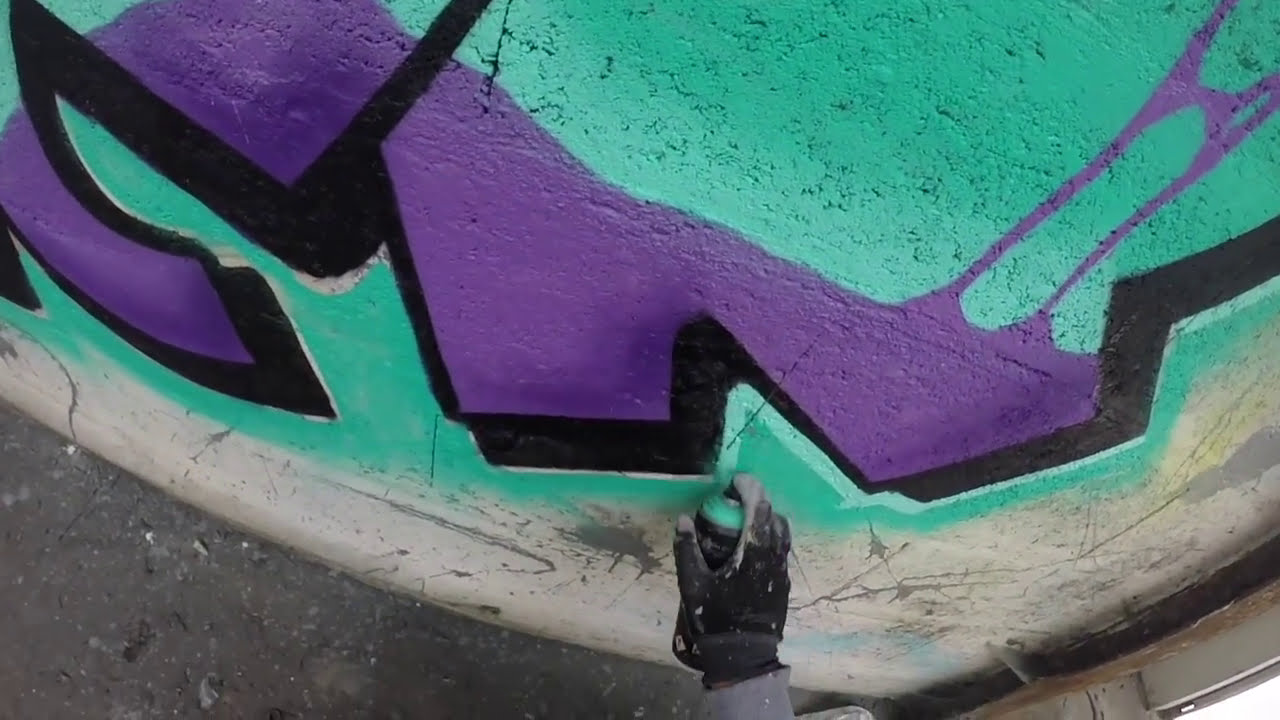Graffiti - Dozer CT // Transparent Letters // Gopro 2017
