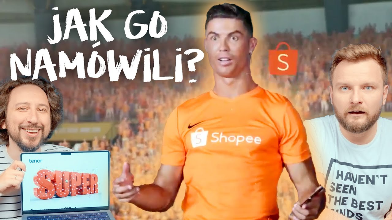 Cristiano Ronaldo w reklamie Shopee - Lekko Stronniczy 1744