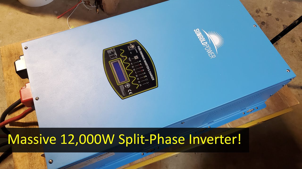 SUNGOLDPOWER 12,000W Split-Phase Inverter/Charger, Review & Testing