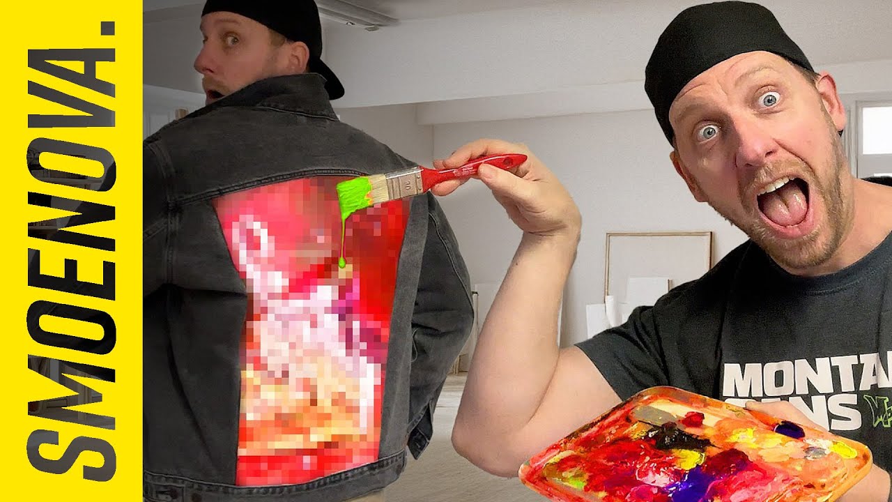 I Painted Surreal Graffiti on this Jacket (It’s an Artwork Now)