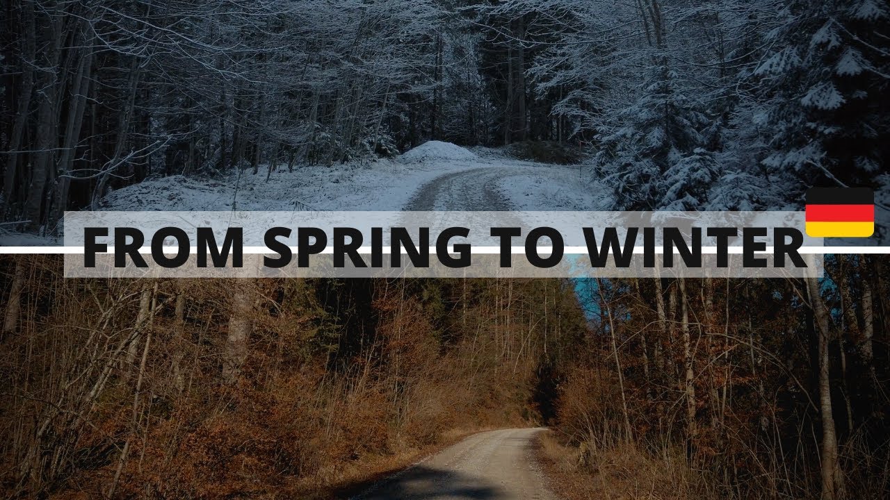 Hiking from spring to winter in Garmish - Travel Germany [4K]