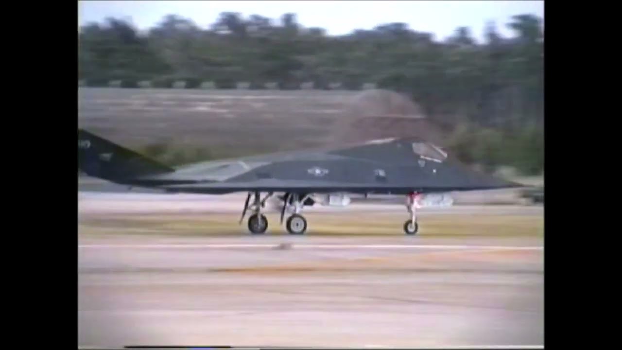 RAF Lakenheath, 11th July 1993. 5x F-117As Slip 41 - 51.