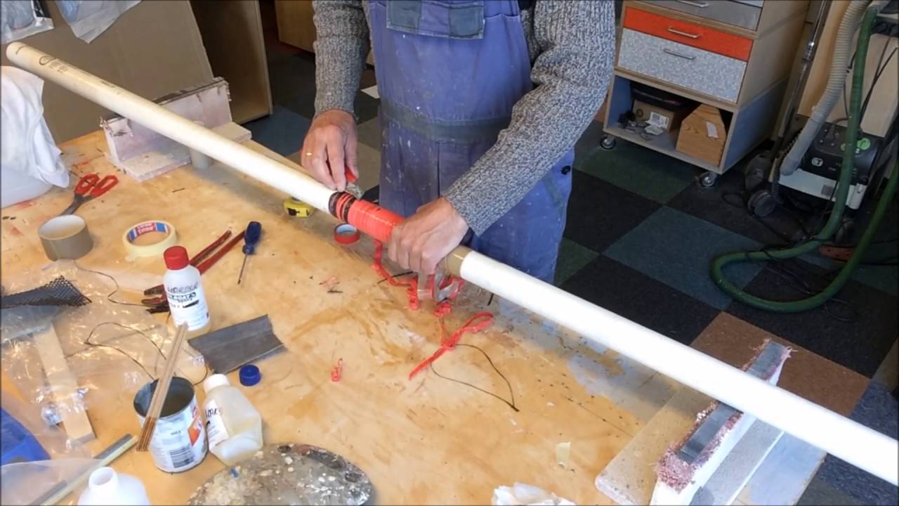 DIY BROKEN (windsurf) MAST REPAIR!! in time laps