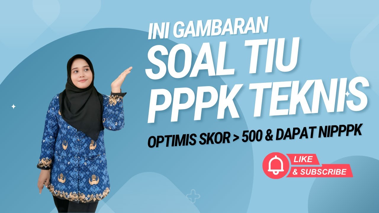 GAMBARAN SOAL TIU DI TES PPPK TEKNIS 2025 #pppkteknis #pppktenagateknis