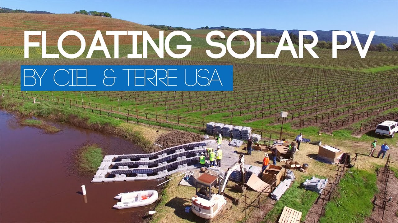 Ciel & Terre USA: First Hydrelio® Floating PV system in California