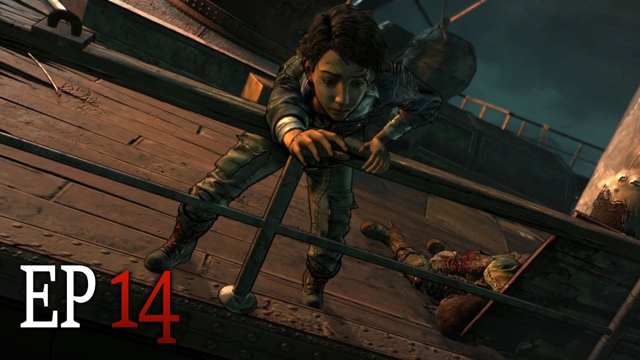 ESCAPING THE BOAT - THE WALKING DEAD THE FINAL SEASON PLAY THROUGH - PART 14