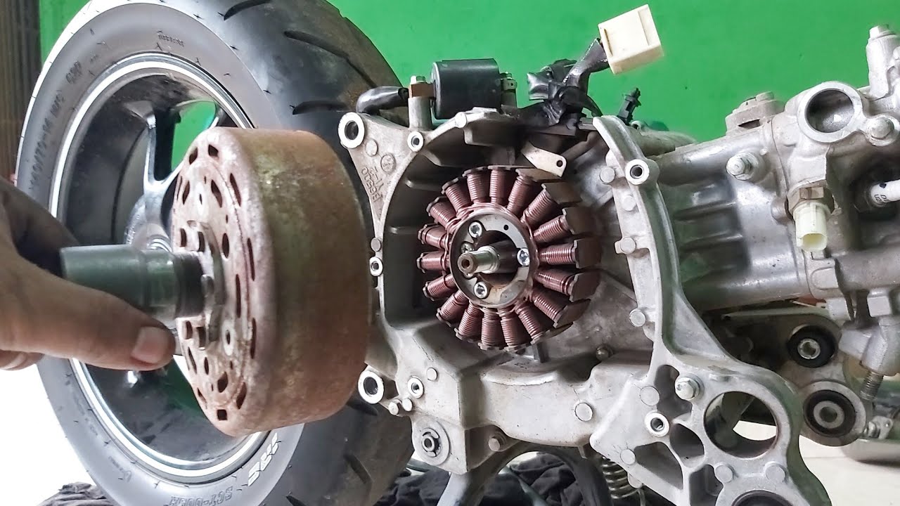 Trik Mudah Melepas Magnet Yamaha Aerox 155