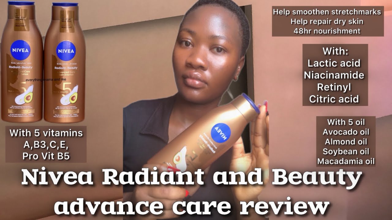 Nivea Radiant & Beauty Advance Care Body Lotion Review For Glowing & nourishment Skin