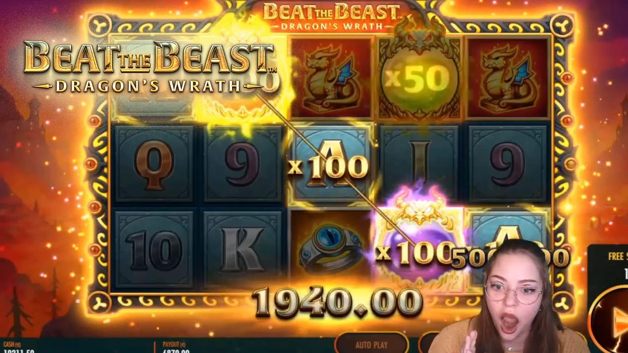Dragon&rsquo;s Fury! 1187X Win on Beat the Beast: Dragon&rsquo;s Wrath