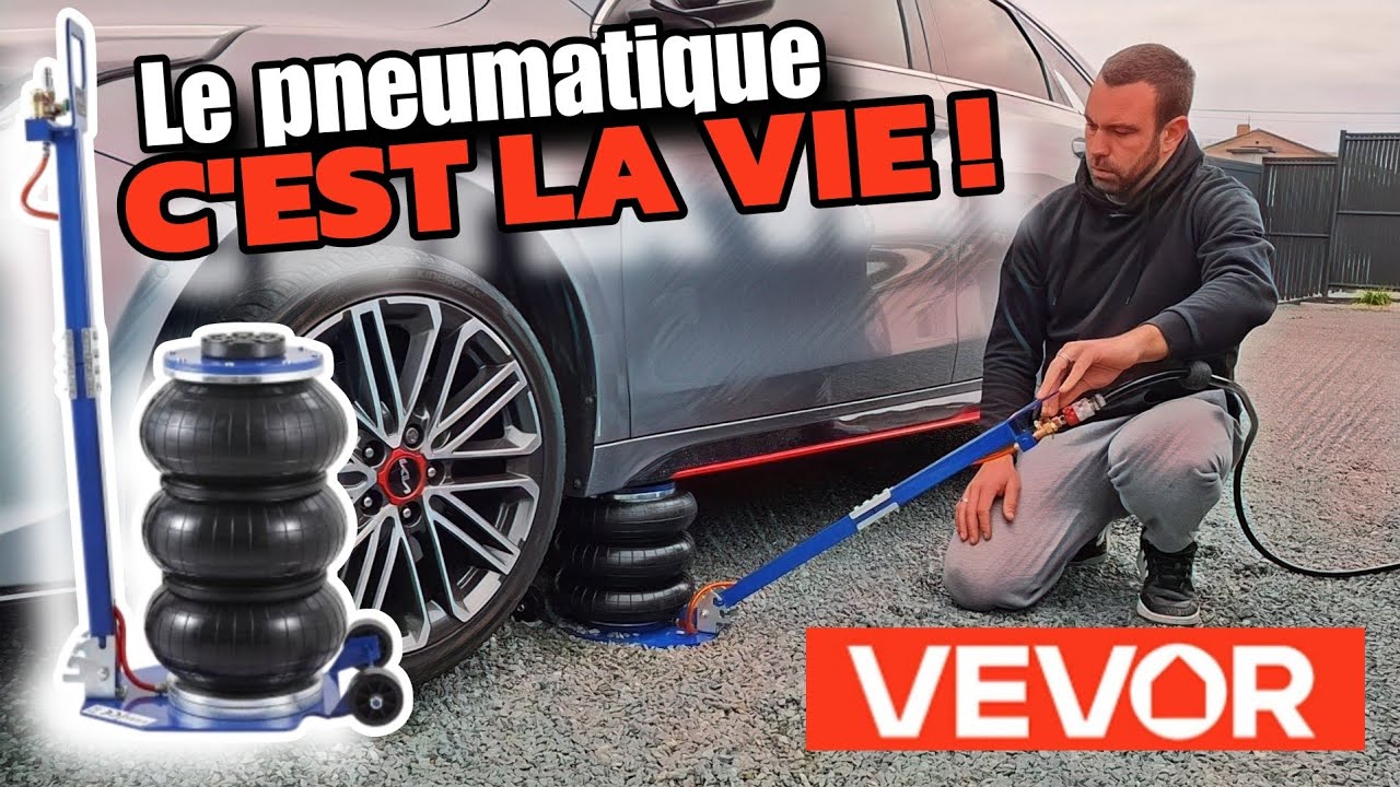 Test du CRIC PNEUMATIQUE VEVOR ... VRAIMENT TRÈS PRATIQUE !