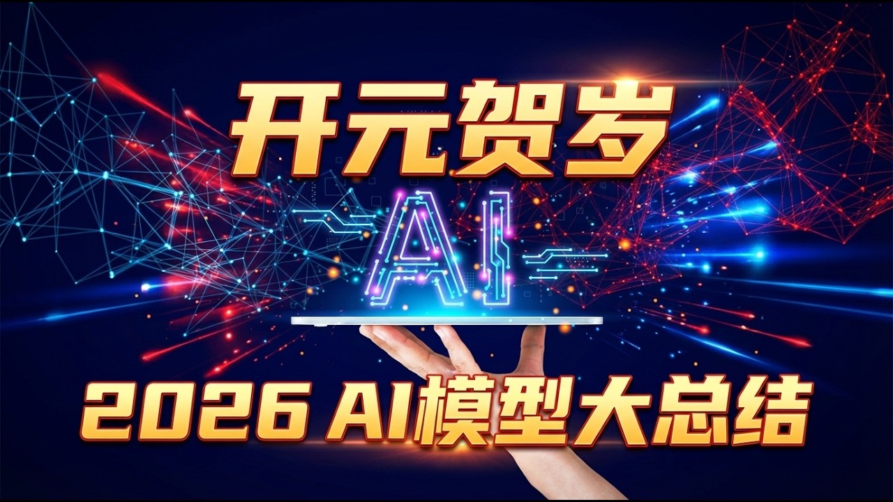 👍开元贺岁2026：AI模型终极盘点！未来科技趋势一手掌握🟢🤯 必看！2026年AI模型终极预测：你必须知道的未来趋势！🟢牛哥AI实验室 NIUGEE AI（227）