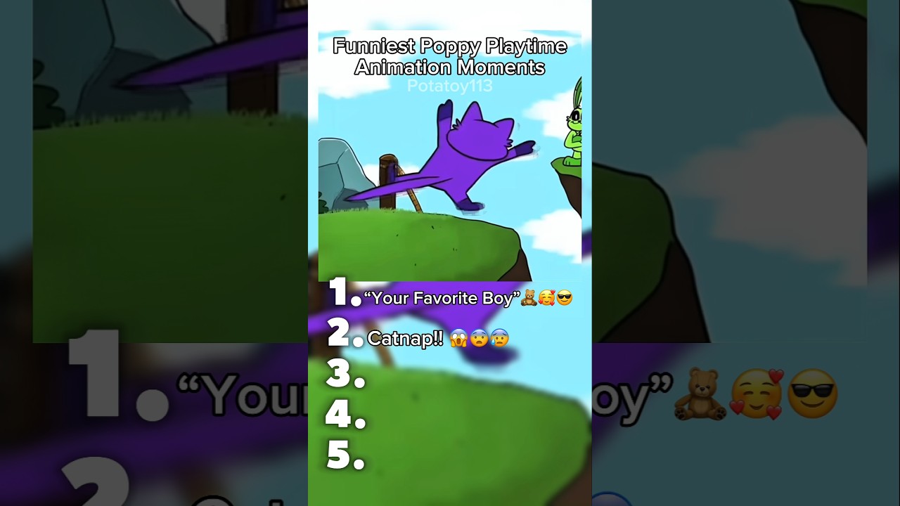Funniest Poppy Playtime Animation Moments 🤣🧸🏭🤖( no.1 Who Agrees? 🤔😂)