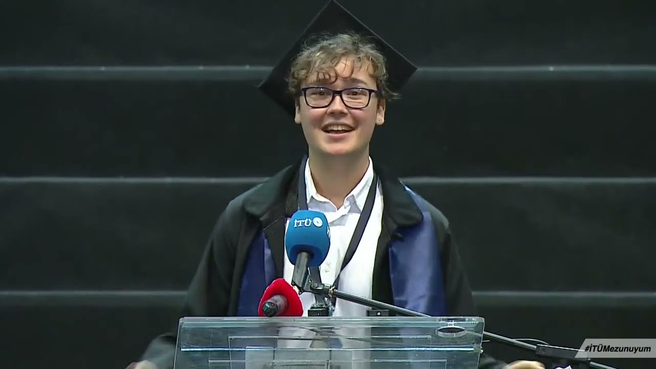 İTÜ 2020-2021 Lisans Birincisi Hüseyin Umutcan Ay'ın Konuşması