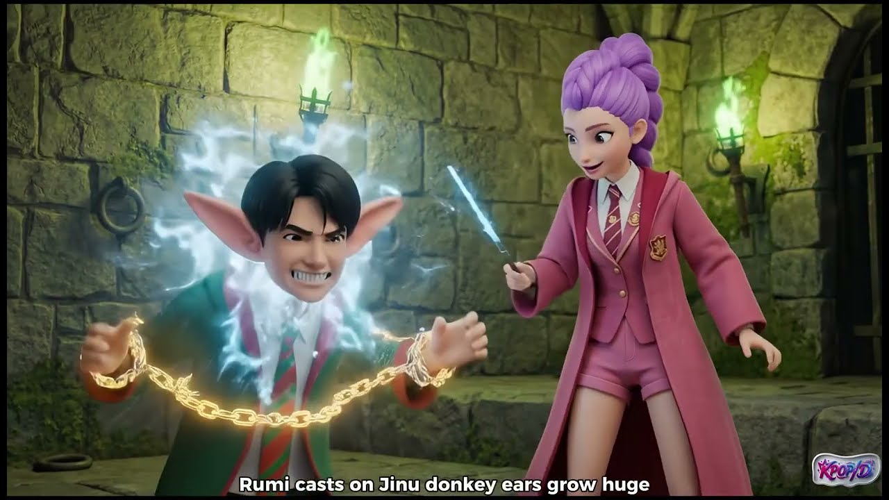 🪄 Wizards Jinu & Abby Cast a DARK Spell on Rumi & Mira… And Then Did THIS! 😱 | KPOP Demon Hunters