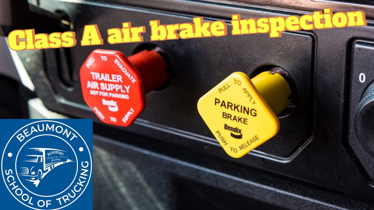 CDL air brake test 2024-2025