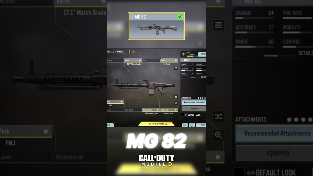 MG 82 BEST LOADOUT #codm
