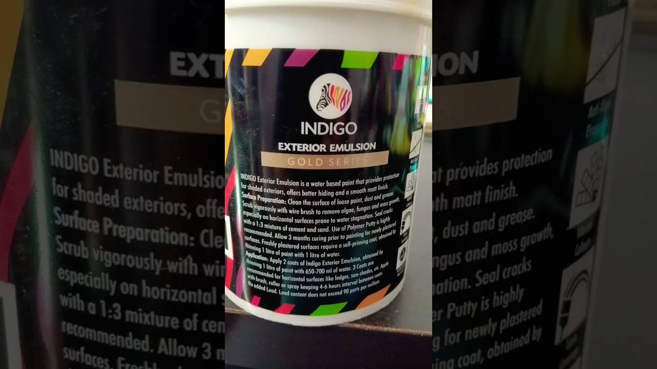 Indigo exterior Emulsion Gold Series