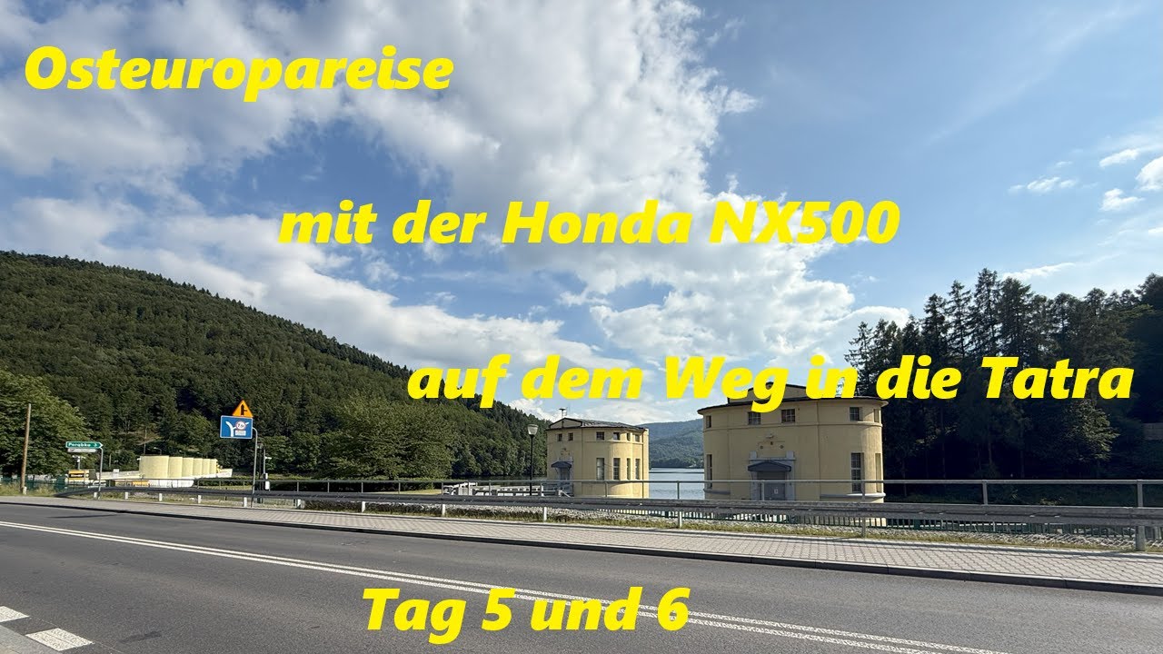 Motorradreise Osteuropa Polen Slowakei Tschechien mit der Honda NX500 | Tag 5 und 6