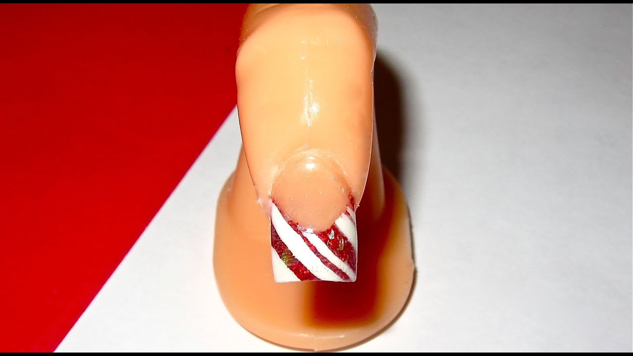 Candy Cane Nails