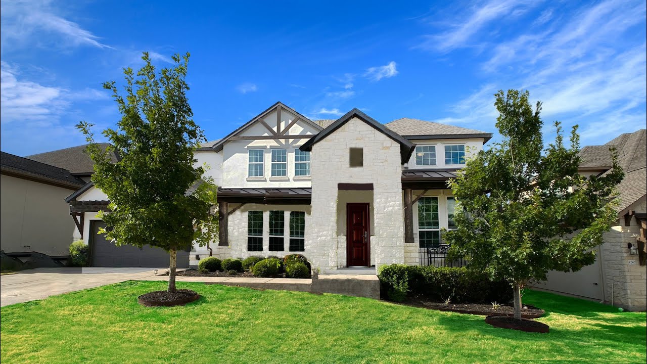 Touring a 4200+ sq ft Toll Brothers Home in the Travisso community of Leander, TX
