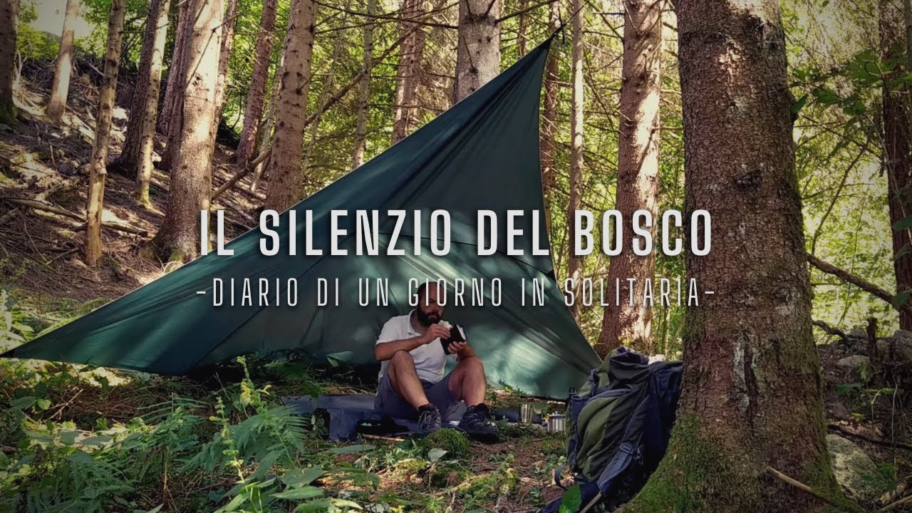 Il silenzio, un fornello ad alcool ed un taccuino per disegnare.