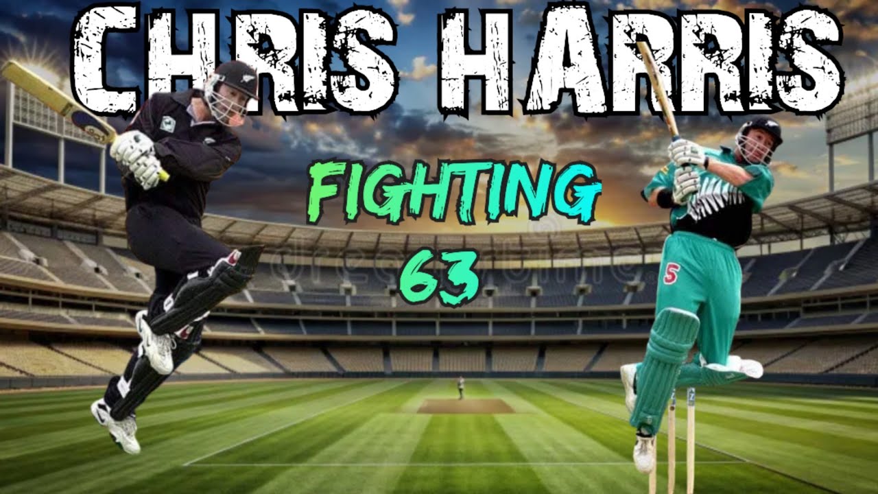 CHRIS HARRIS fighting 63* vs Australia @MCG 1st Match VB SERIES 2001/02