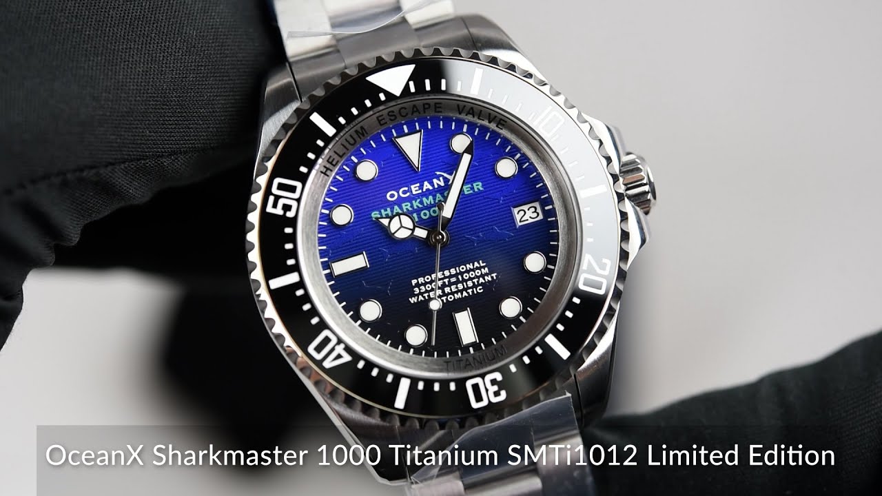 OceanX Sharkmaster 1000 Titanium SMTi1012 Limited Edition