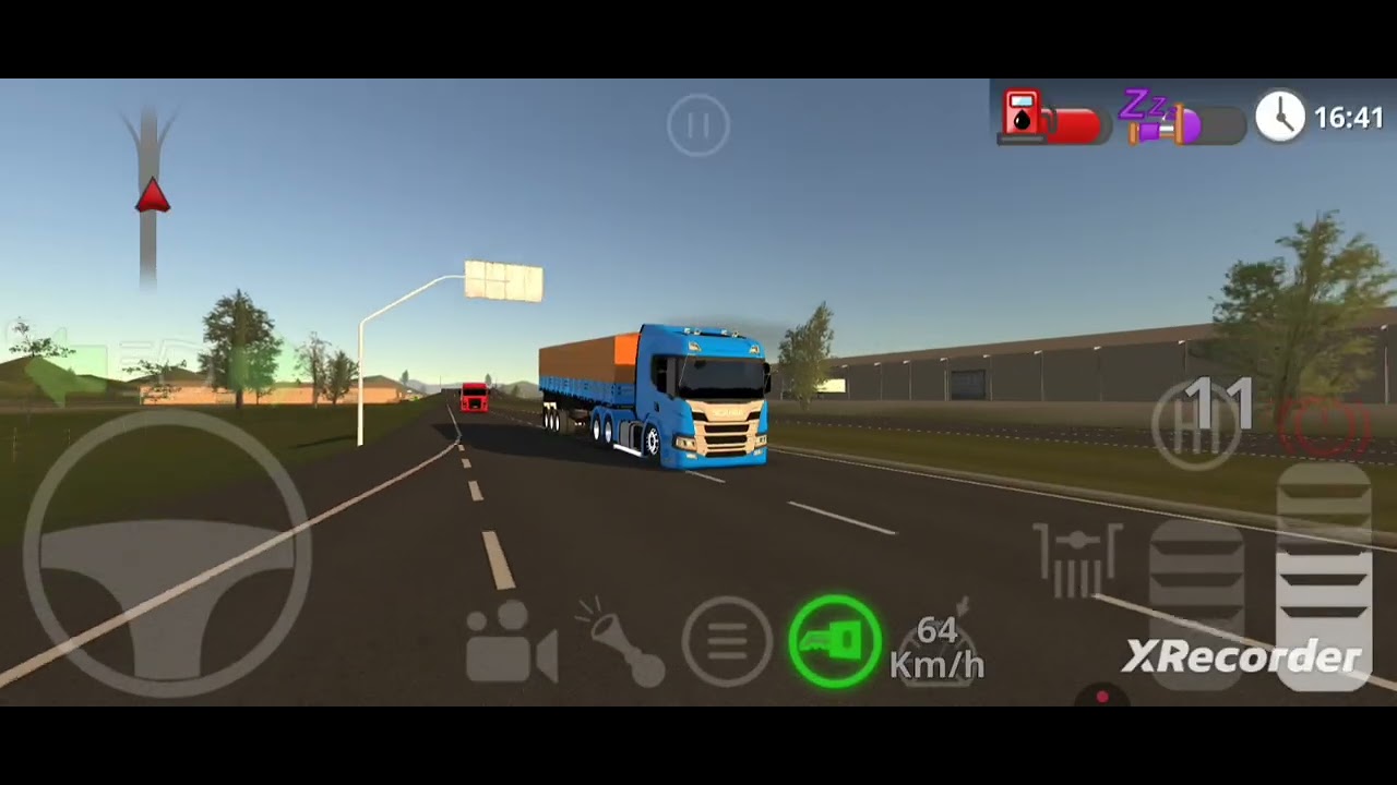 Scania p320 cruzando marcha no The road driver 