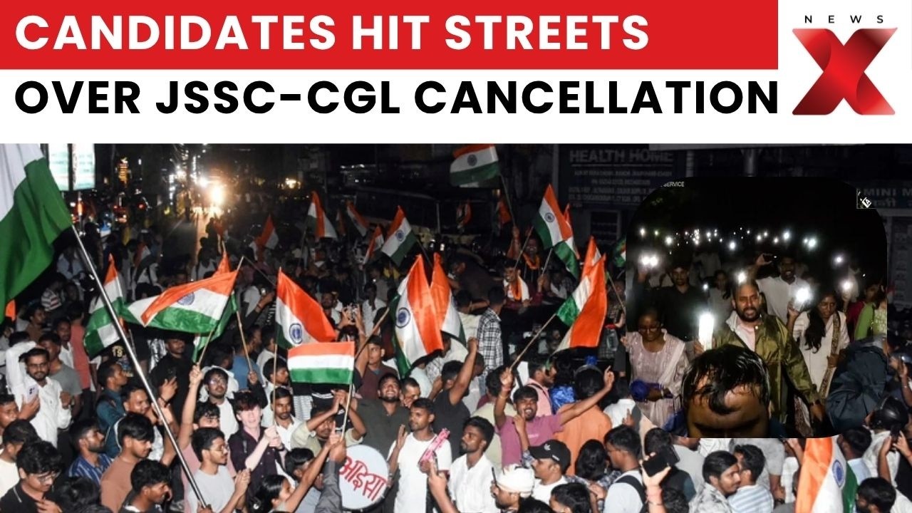 JSSC-CGL Row: Qualified Candidates Protest Exam Cancellation, Demand Govt Reconsider | NewsX