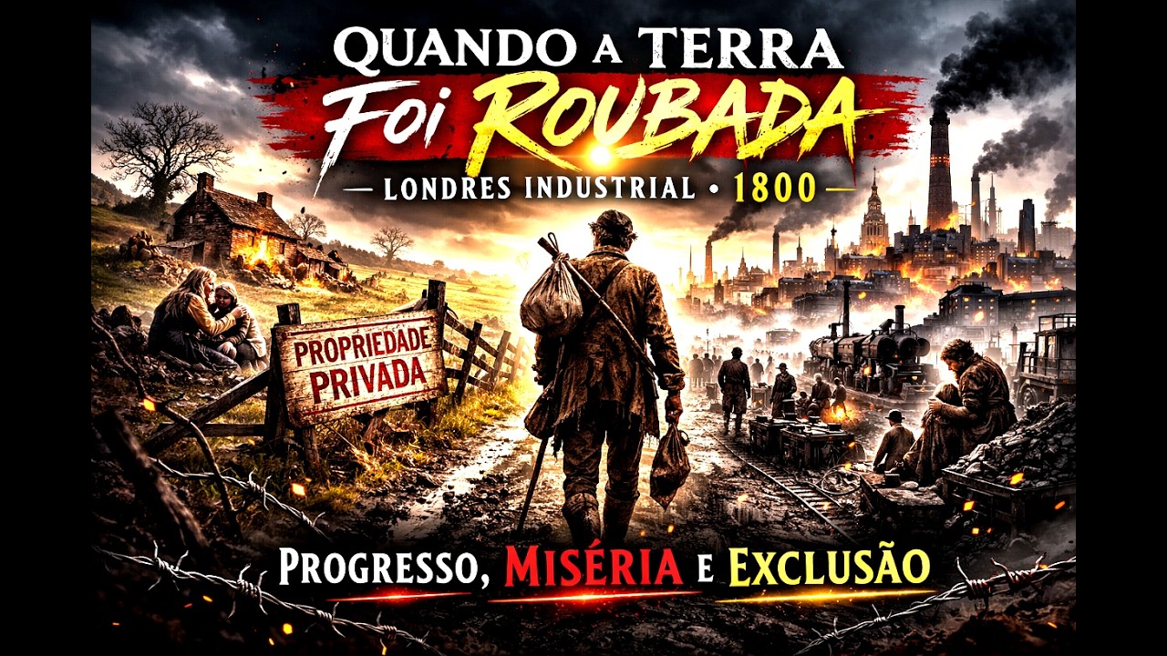 Londres Industrial nos anos 1800 &mdash; Cercamentos e a Criminaliza&ccedil;&atilde;o da Pobreza