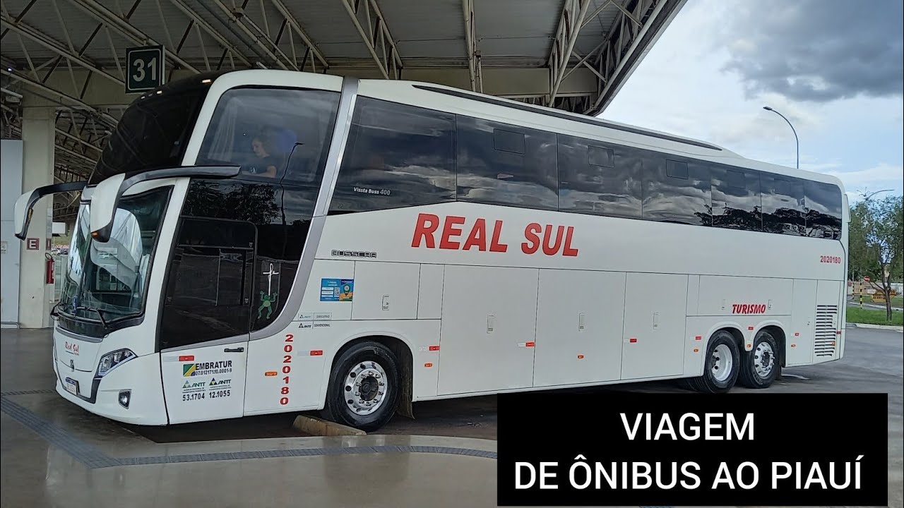 De BRASÍLIA a PARNAÍBA no BUSSCAR da REAL SUL! | Como é Viajar de ônibus? #1