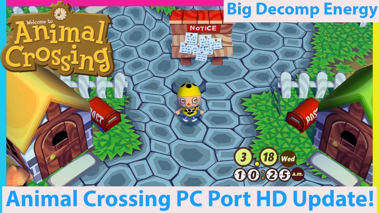 Animal Crossing PC Port Updates! HD Textures and More!