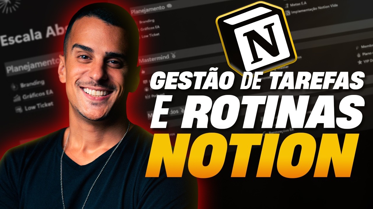 TUDO que você precisa sobre GESTÃO de TAREFAS e ROTINAS no NOTION