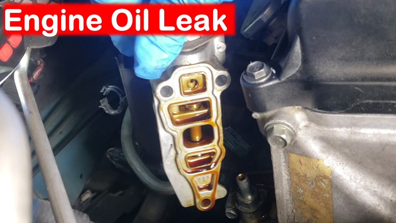 Fuga de Aceite del Motor. Cambiar Junta (empaque) de Selenoide VTEC HONDA CIVIC. VTEC Selenoid Leak