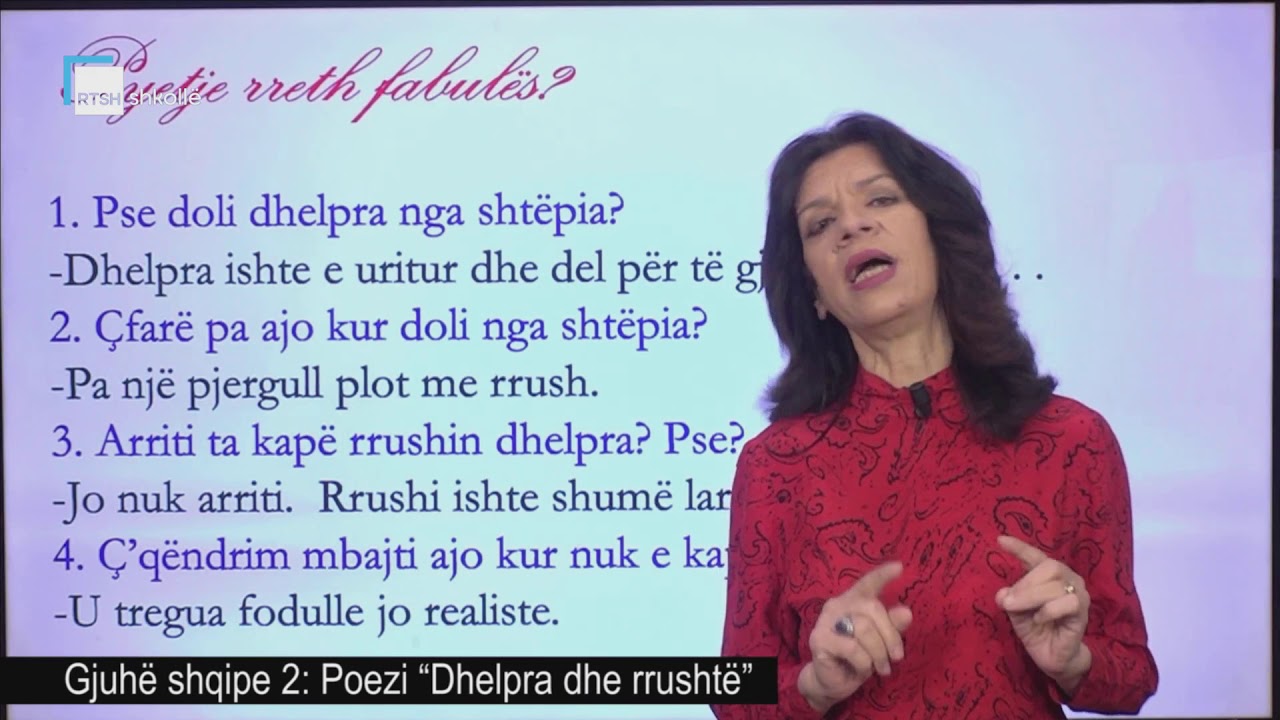 Gjuhë shqipe 2 - Poezi 