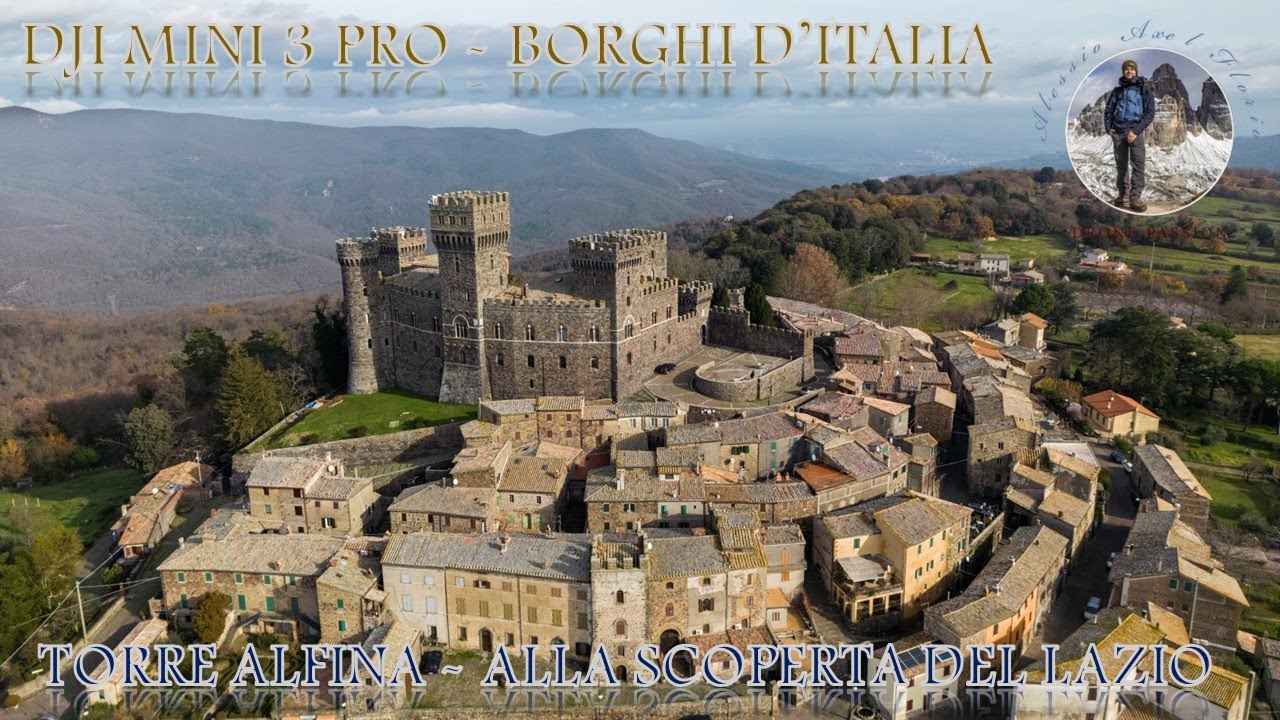 Il borgo medievale di Torre Alfina ed il suo Castello 🏰 #djimini3pro #travelvlog #4k