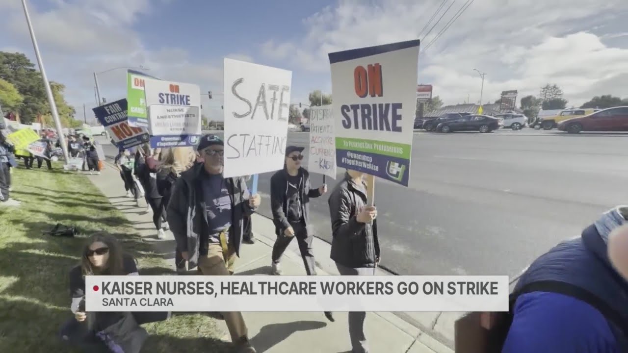Kaiser nurses, health care workers on strike