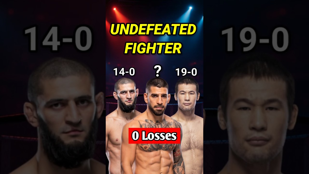 These UFC Fighters Have NEVER Lost! 💯 | Undefeated UFC Fighters | #ufc #mma #iliatopuria