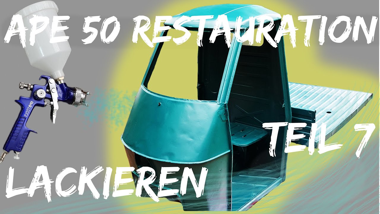 APE 50 SELBST LACKIEREN! / APE RESTAURATION TEIL 7